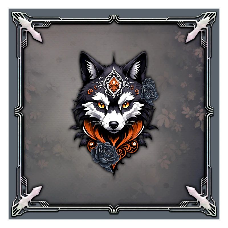 Majestueuse tête de loup,