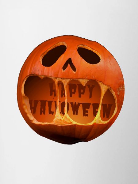 Scream Pumpkin Halloween Screaming