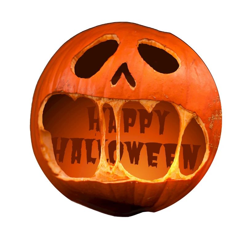 Scream Pumpkin Halloween Screaming