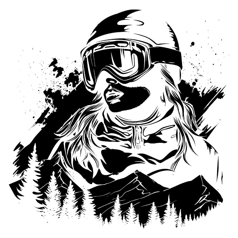 Snowboarderin