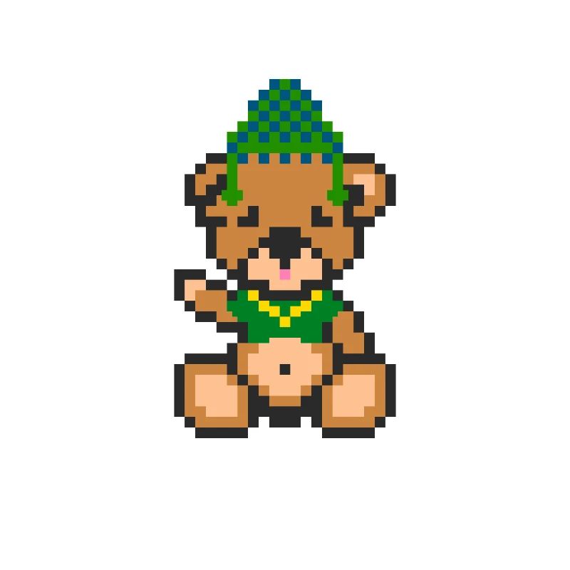 Pixel Bear Inca