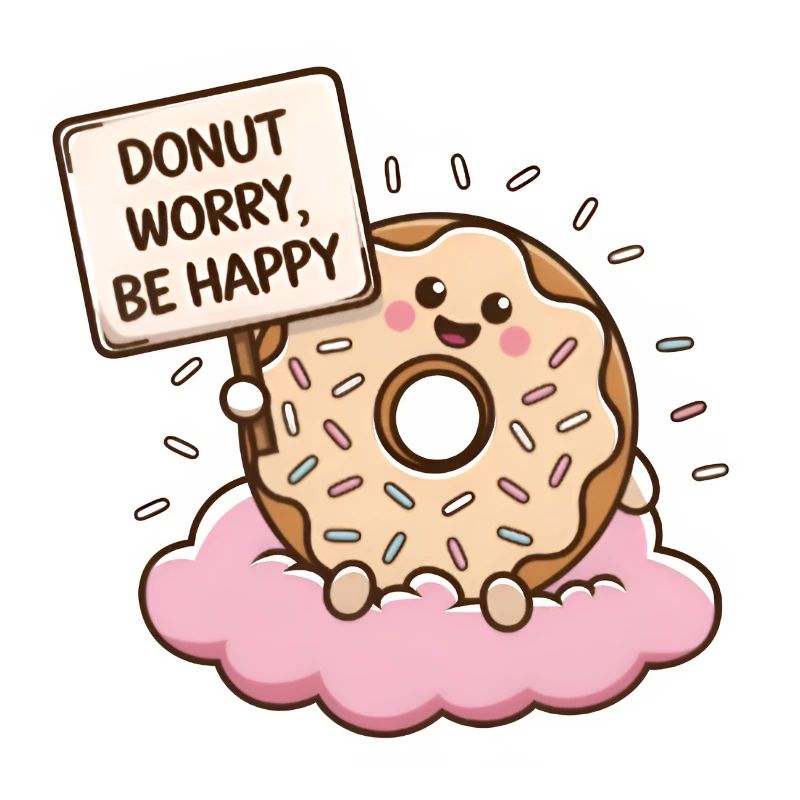 DONUT WORRY BE HAPPY