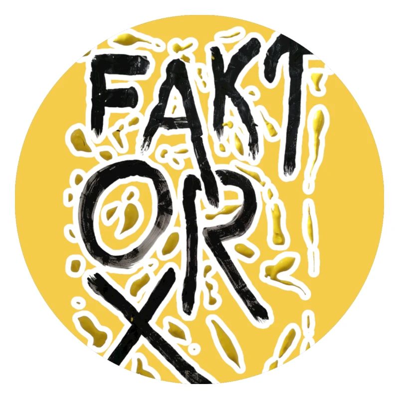 Fake Op Kreis Graffiti