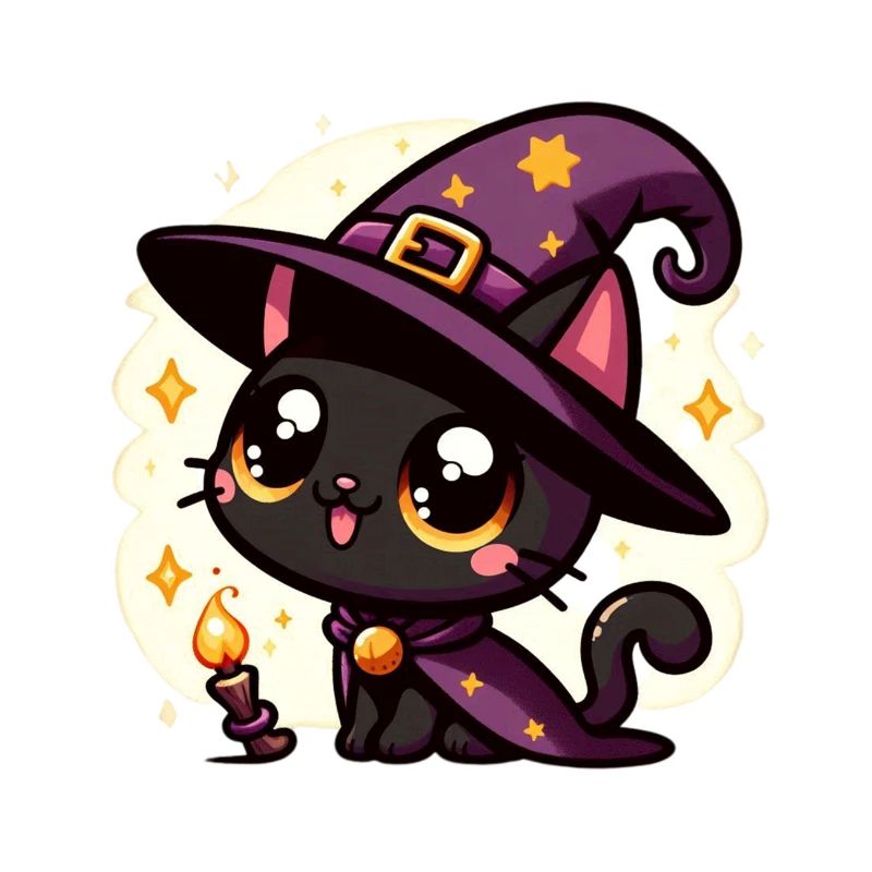Spooky kitty Halloween