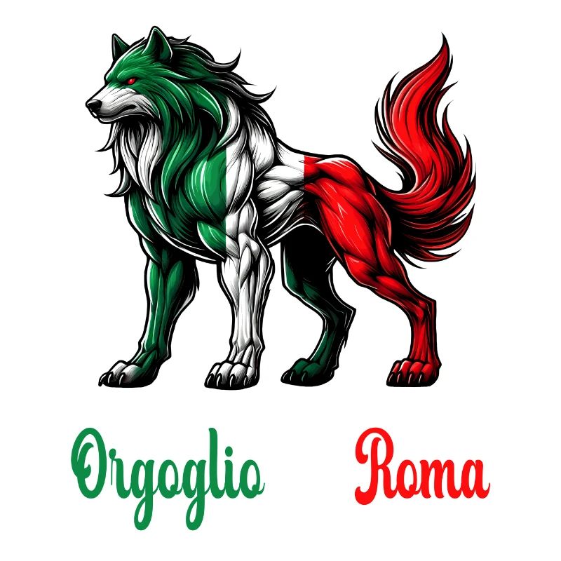 Drapeau de la fierté de Rome (Italie)