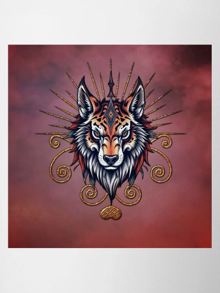 Atemberaubender Wolfskopf