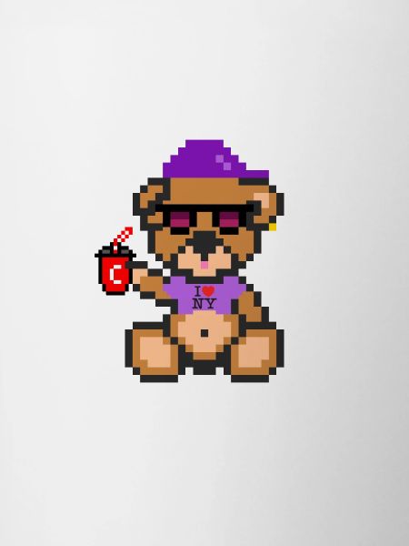 Pixel Bär Cool
