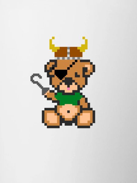 Pixel Bear Viking