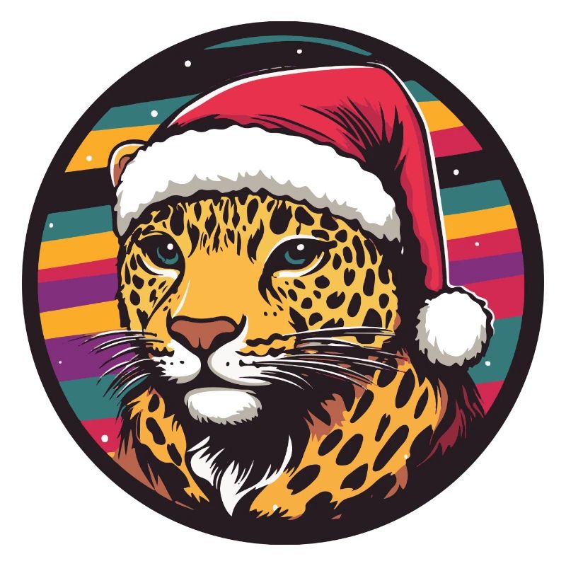 Léopard Weihnachten Noël
