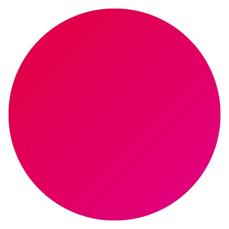 Circle in warm red