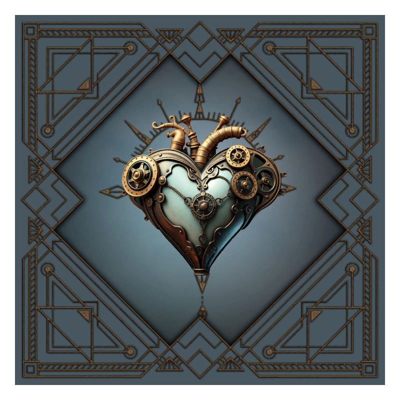 Fascinating steampunk heart