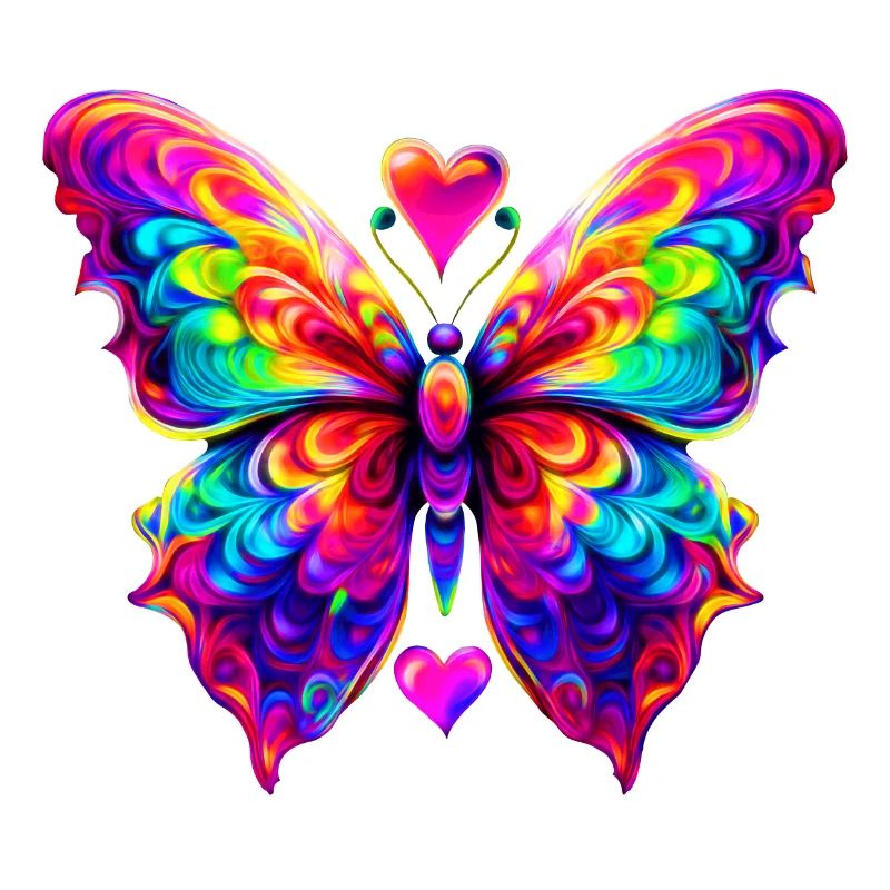 Papillon Haut en Couleurs