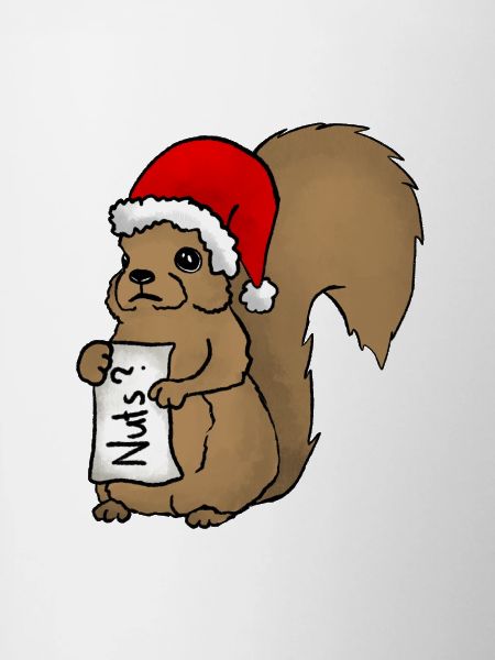 Christmas squirrel