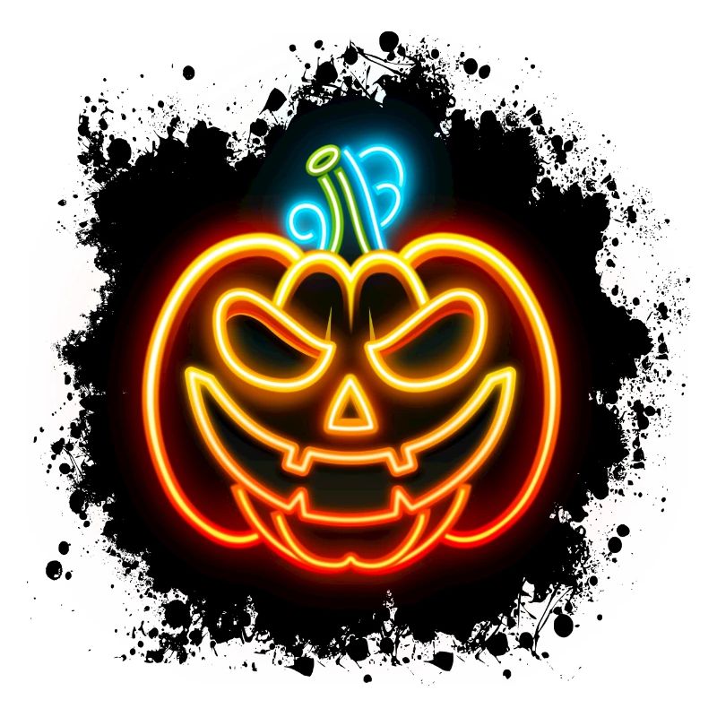 Neon Kürbis