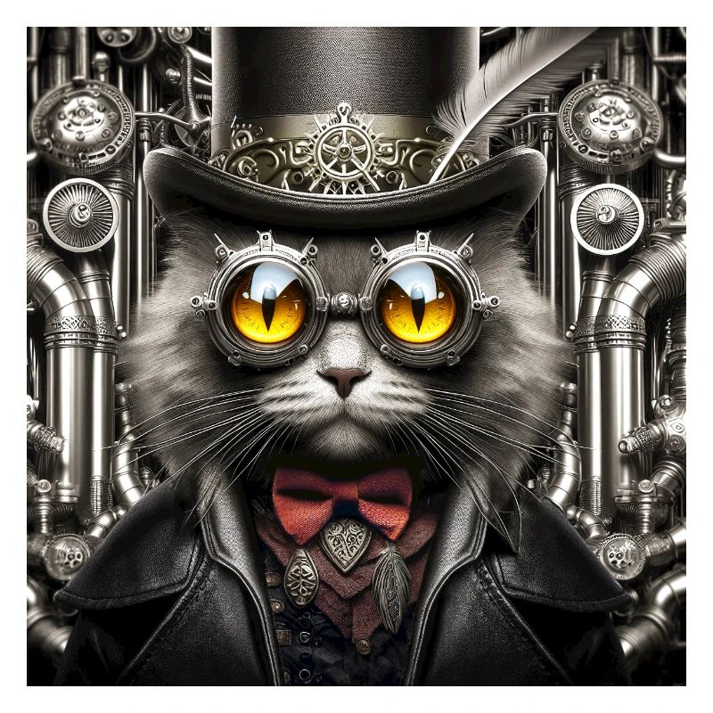 Chat Steampunk