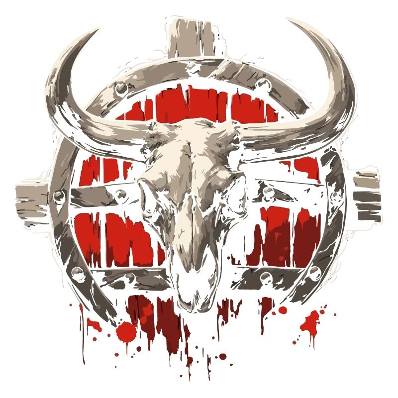 Bison skull