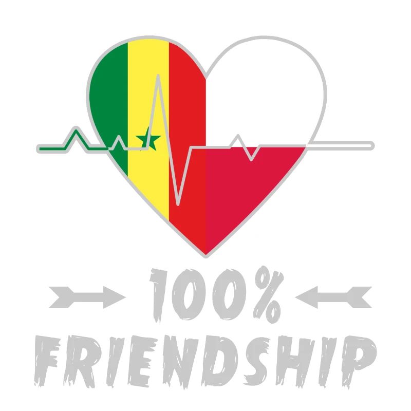 Senegal und Polen 100% Freundschaft