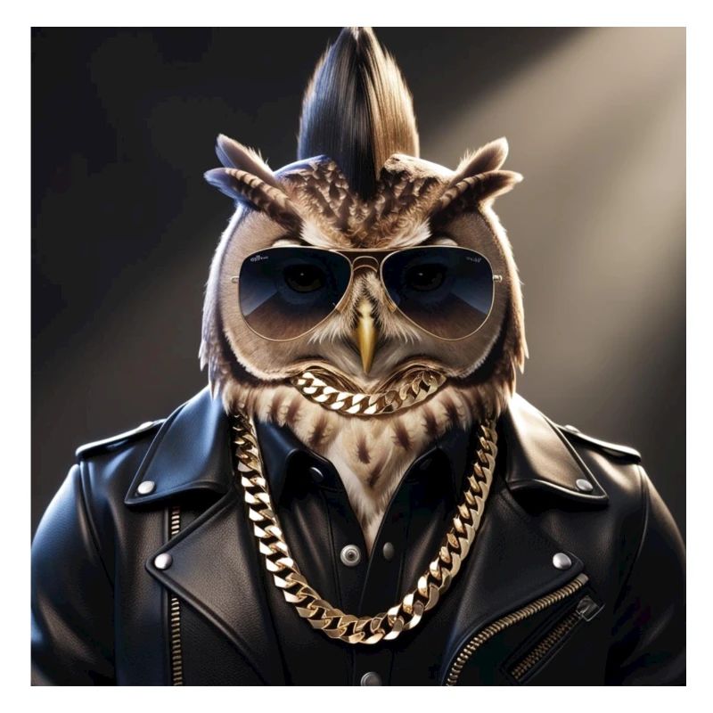 Eulenmünster dans le style d’une veste en cuir