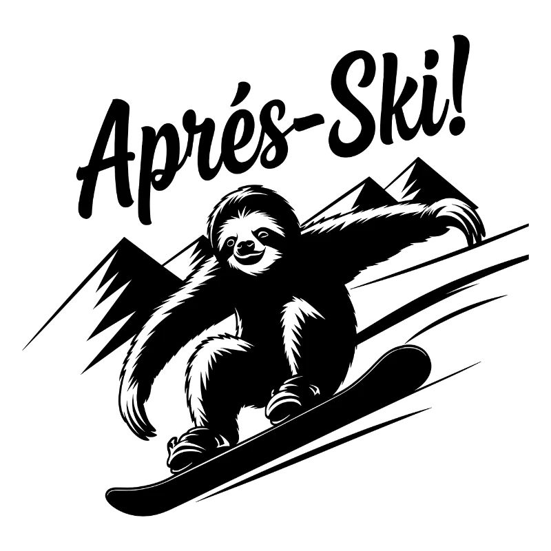 Sloth Sloth Snowboard Après-Ski