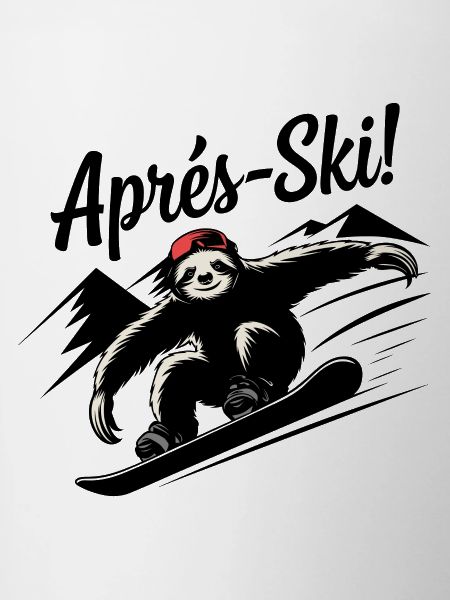 Sloth Sloth Snowboard Après Ski