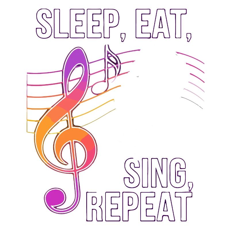 Dormir Manger Chanter Répéter