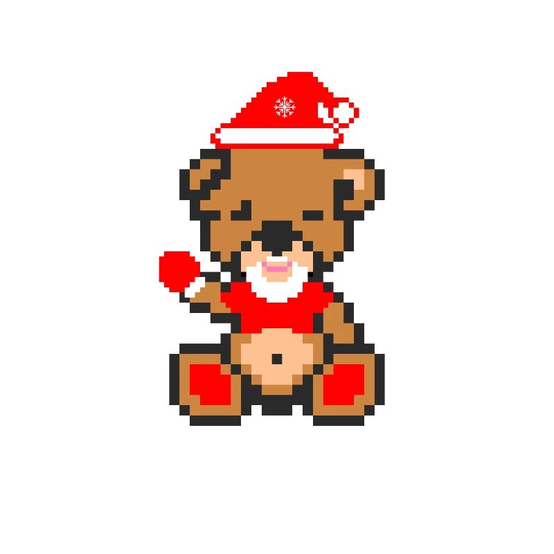 Pixel Bear Xmas