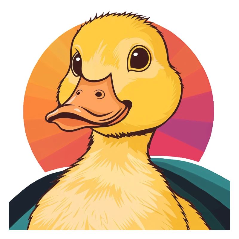 Caneton oiseau canard