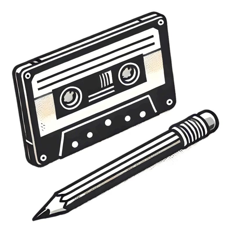 Cassette et crayon - IYKYK