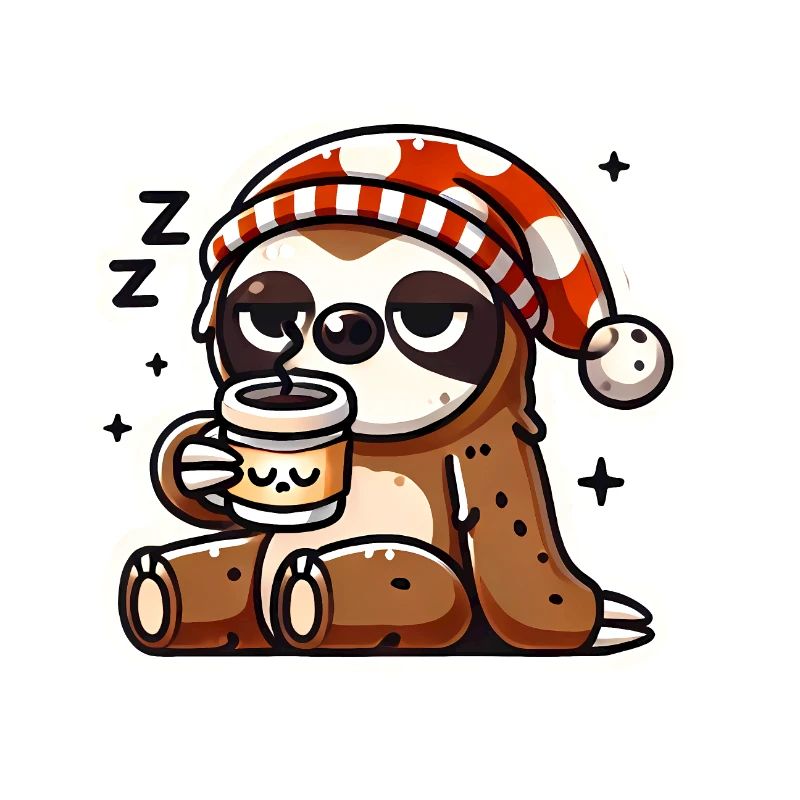 Son lundi de nouveau Sleepy Sloth Design