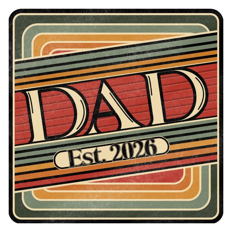 Dad Est. 2026 – Retro Gift for New Dads