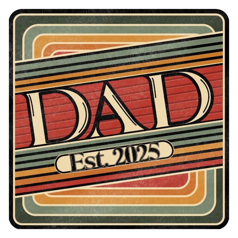 Dad Est. 2025 – Retro Gift for New Dads