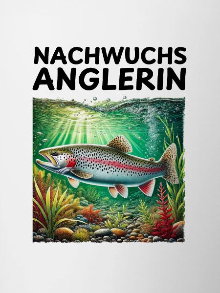Young Angler Trout Gift Angler Birth