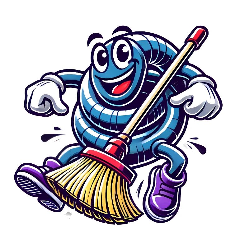 Funny Custodian Rubber Hose Cartoon