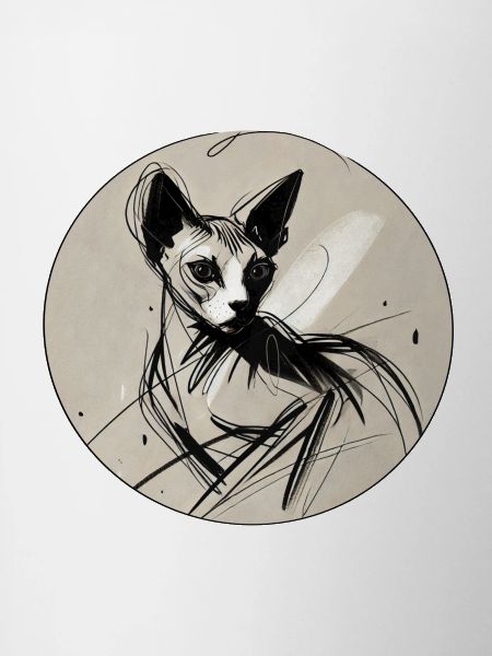 Sphynx portrait Kira