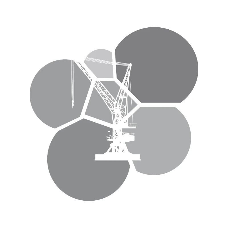 Construction site house construction