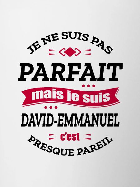 DAVID-EMMANUEL PARFAIT - PRENOM DAVID-EMMANUEL