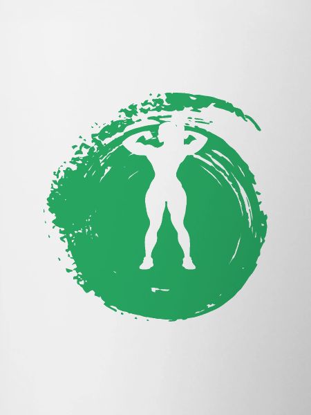 Bodybuilder Hantel
