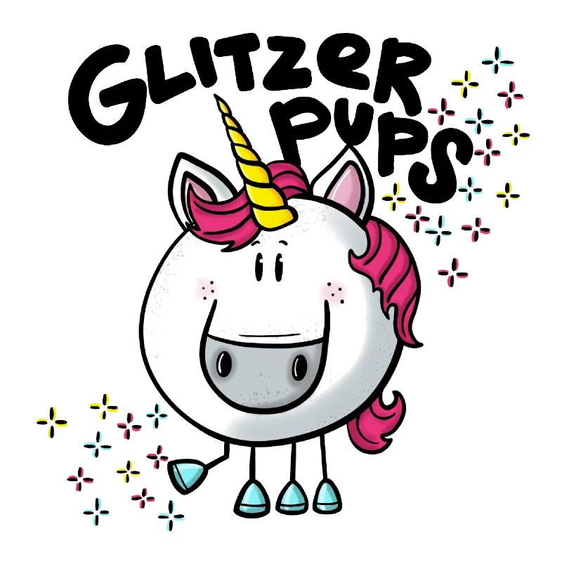 Einhorn Glitzerpups