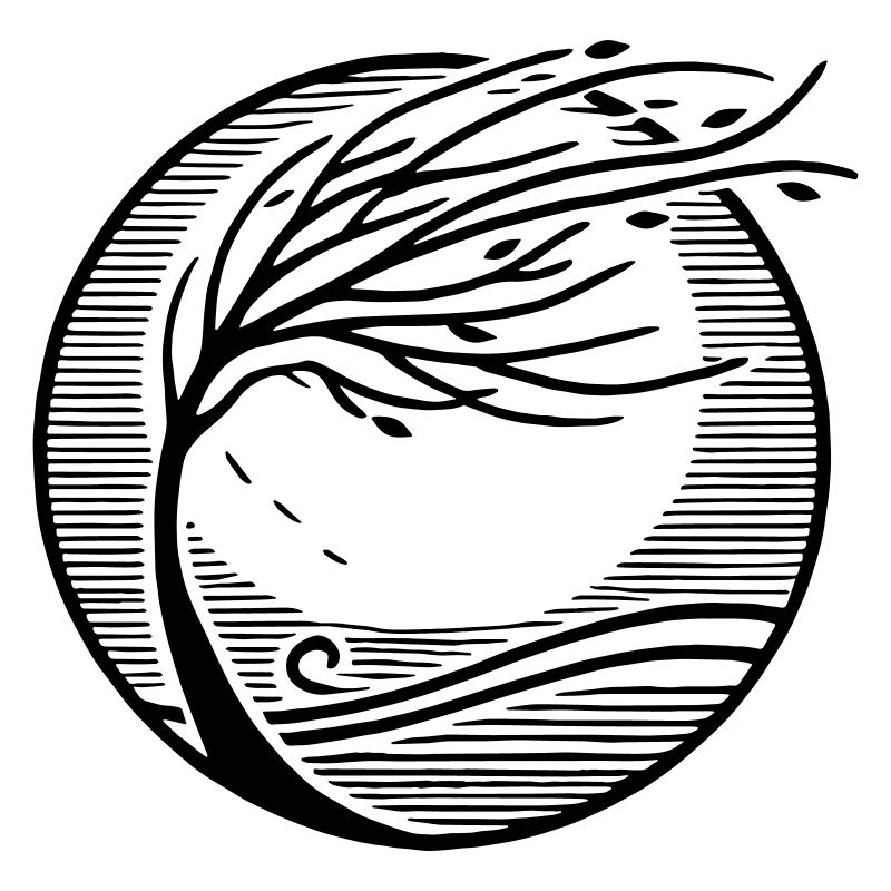 Wind Tree - Elegance of Nature | Minimalist