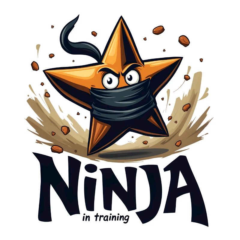 Étoile de ninja en formation