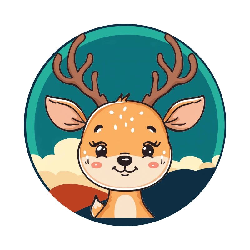 Bois de cerf Forêt de cerfs