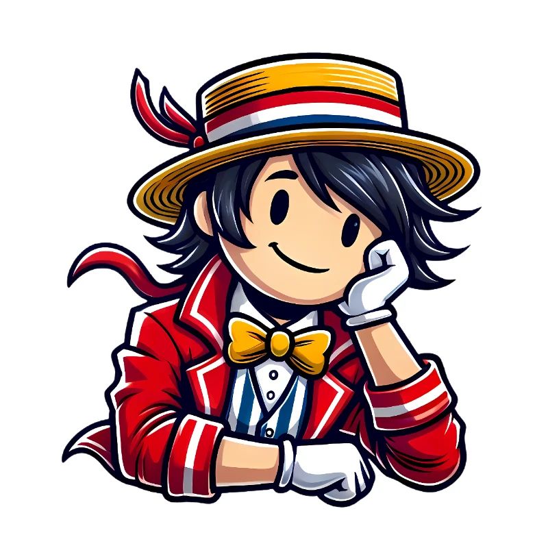 Dessin animé coloré gentleman design