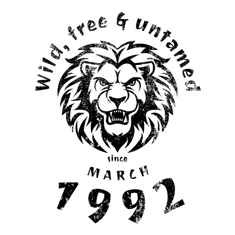 33. Geburtstag Wild, free & untamed since 03/1992