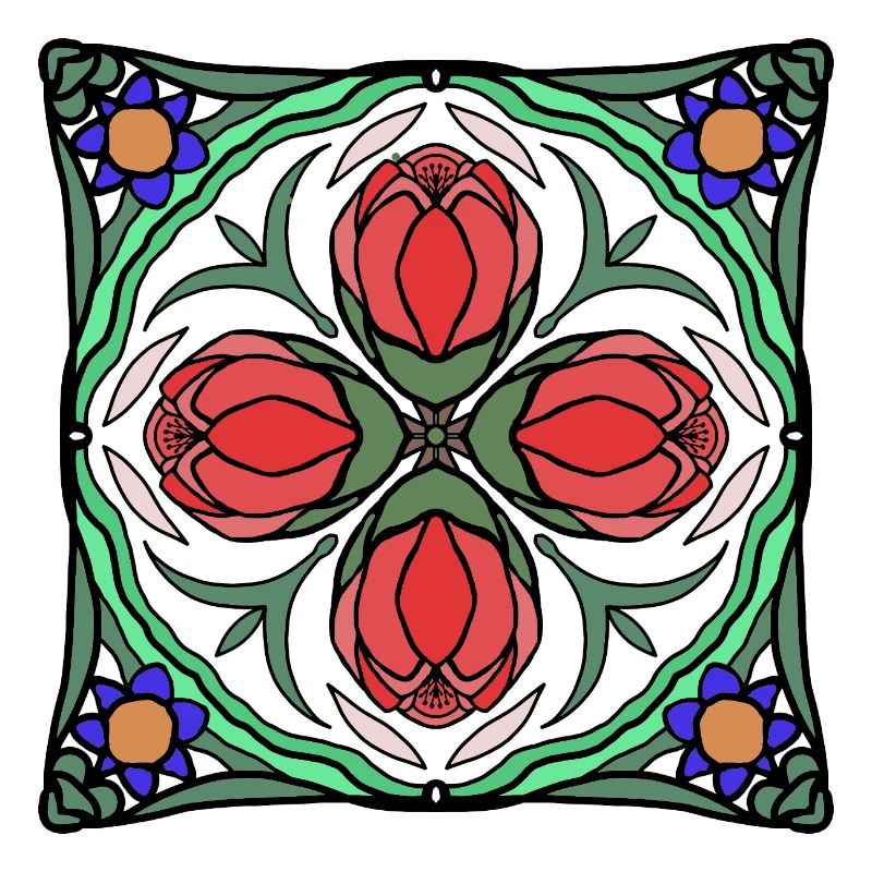 Mandala Art Déco Fleur