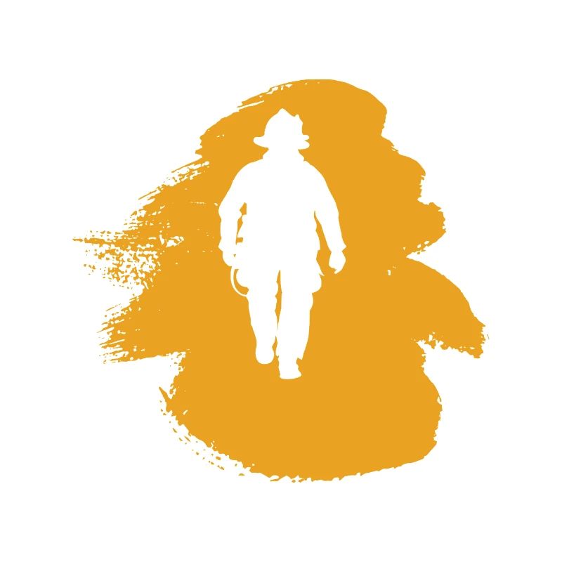 Firefighter Rescuer Blue Light