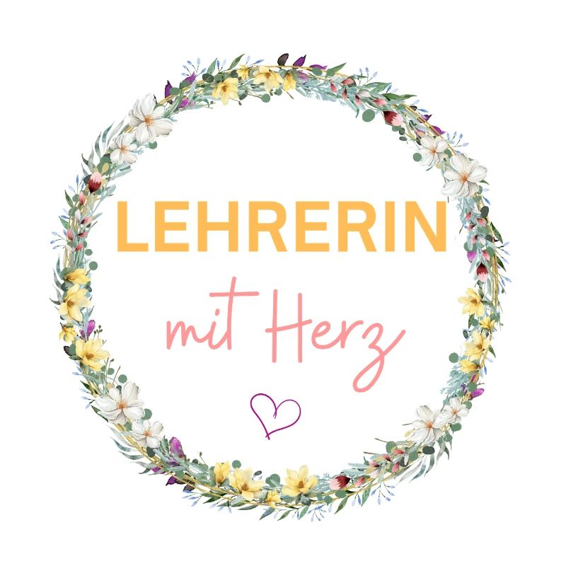 Lehrerin mit Herz! Personalisierbares Design