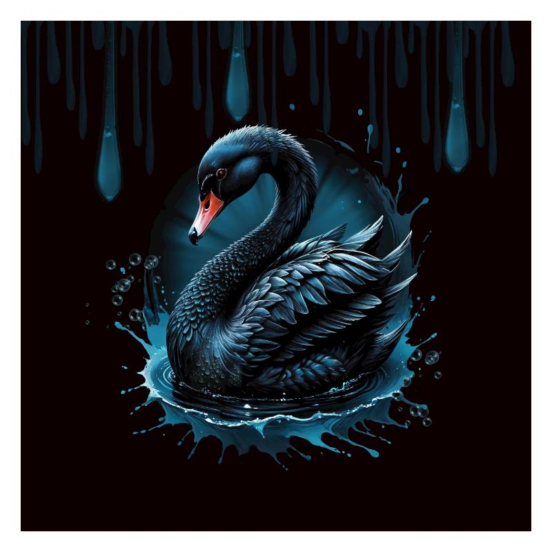 Elegance in motion, the black swan