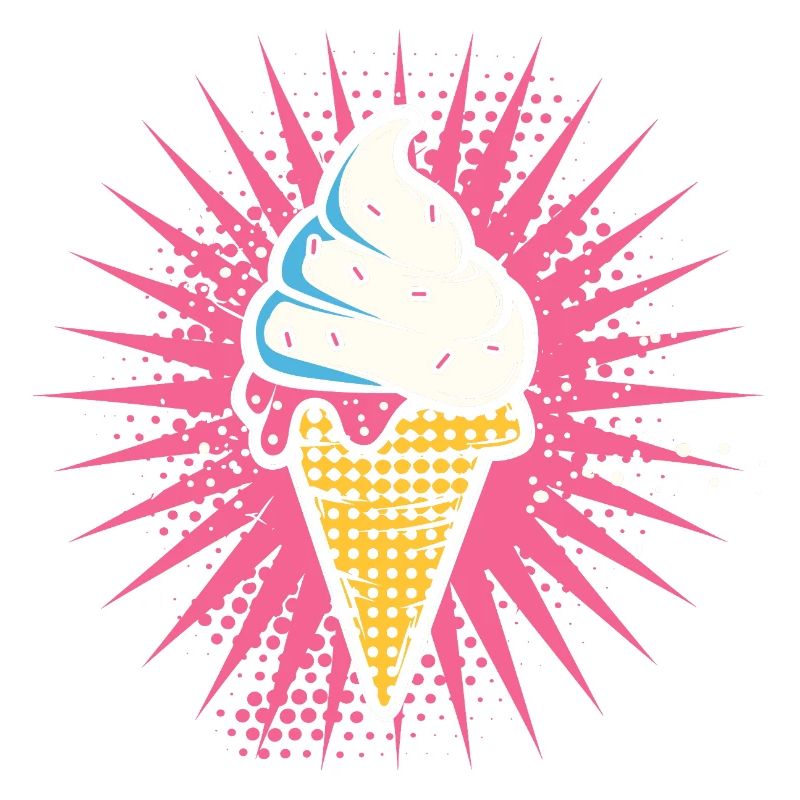Glace Dessin animé Look