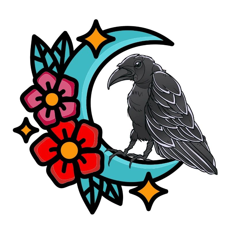Raven Raven Crow Crows Bird Birds Halloween