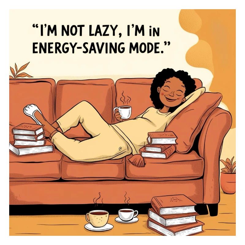 I´m not lazy i am in energy saving mode
